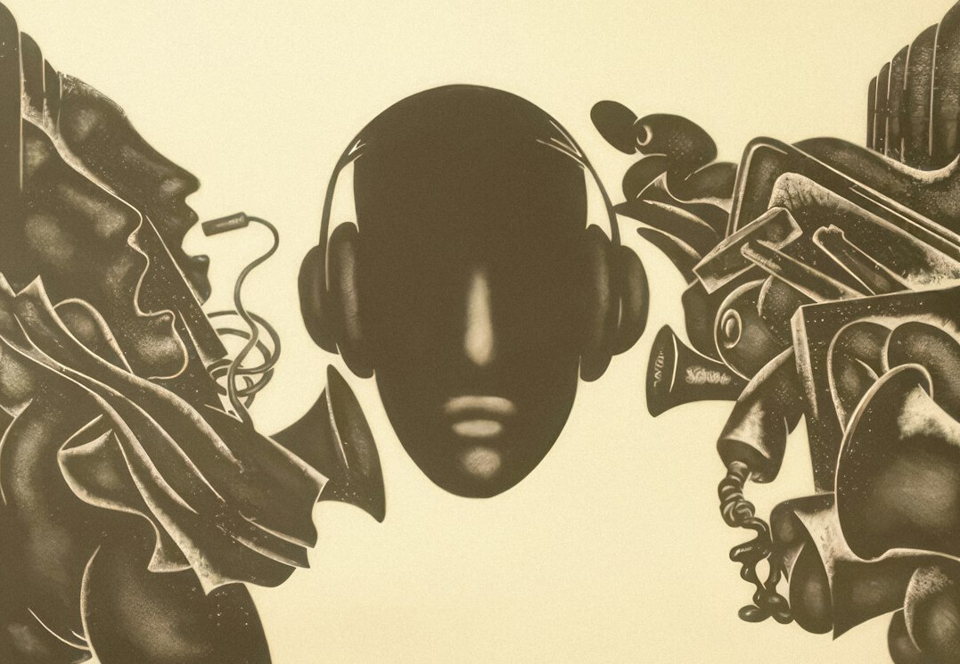 dark mind corners illustration